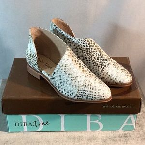 DIBA True Snake Leather Loafers